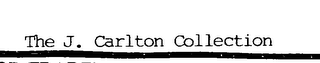 THE J. CARLTON COLLECTION logo
