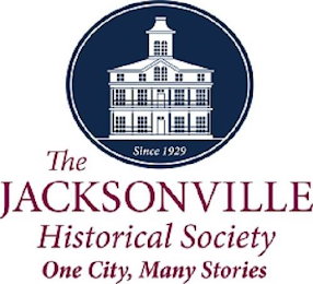 THE JACKSONVILLE HISTORICAL SOCIETY ONE CITY, MANY STORIES SINCE 1929 logo