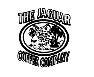 THE JAGUAR COFFEE COMPANY SAVE WILD CATS logo