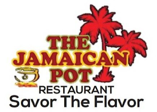 THE JAMAICAN POT RESTAURANT SAVOR THE FLAVOR logo