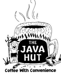 THE JAVA HUT COFFEE WITH CONVENIENCE logo
