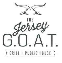 THE JERSEY G.O.A.T. GRILL + PUBLIC HOUSE logo