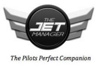 THE JET MANAGER THE PILOTS PERFECT COMPANION logo