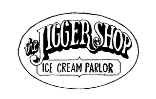 THE JIGGER SHOP ICE CREAM PARLOR logo