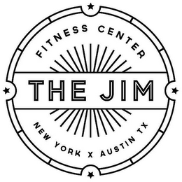 THE JIM FITNESS CENTER NEW YORK X AUSTIN TX logo