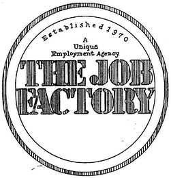 THE JOB FACTORY A UNIQUE EMPLOYMENT AGENCY logo
