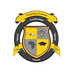 THE JOBBEE ACADEMY EST. 2018 EXCELLETIAM NIGRAM VICTORIA NIGRAM logo
