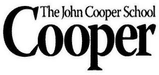 THE JOHN COOPER SCHOOL COOPER logo