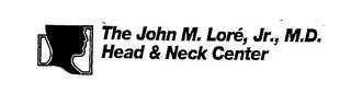 THE JOHN M. LORE, JR., M.D. HEAD & NECK CENTER logo