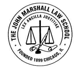 THE JOHN MARSHALL LAW SCHOOL FOUNDED 1899 CHICAGO, IL LEX ANCILLA JUSTITIAE logo