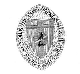 THE JOHNS HOPKINS SCHOOL OF HYGIENE AND PUBLIC HEALTH PER SCIENTIAM AD SALUTEM PUBLICAN logo