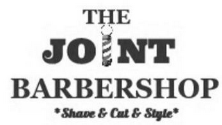 THE JOINT BARBERSHOP SHAVE & CUT & STYLE logo
