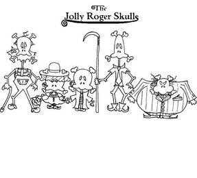 THE JOLLY ROGER SKULLS logo