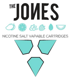 THE JONES NICOTINE SALT VAPABLE CARTRIDGES logo