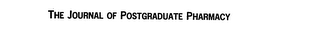 THE JOURNAL OF POSTGRADUATE PHARMACY logo