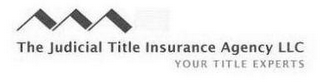 THE JUDICIAL TITLE INSURANCE AGENCY LLCYOUR TITLE EXPERTS logo