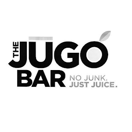THE JUGO BAR NO JUNK JUST JUICE logo