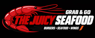 THE JUICY SEAFOOD GRAB & GO BURGERS · SEAFOOD · WINGS logo