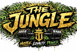 THE JUNGLE HUSTLE. LOYALTY. POWER. TJ logo