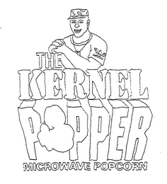 THE KERNEL POPPER MICROWAVE POPCORN logo