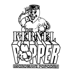 THE KERNEL POPPER MICROWAVE POPCORN logo