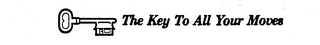 THE KEY TO ALL YOUR MOVES logo