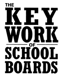 THE KEY WORK OF SCHOOL BOARDS logo