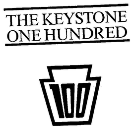 THE KEYSTONE ONE HUNDRED 100 logo