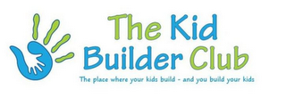 THE KID BUILDER CLUB THE PLACE WHERE YOUR KIDS BUILD - AND YOU BUILD YOUR KIDS logo