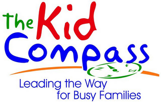THE KID COMPASS LEADING THE WAY FOR BUSY FAMILIES logo