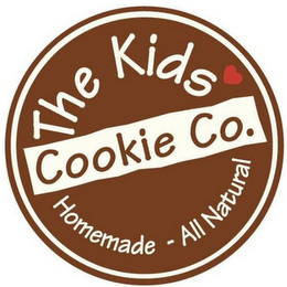 THE KIDS COOKIE CO. HOMEMADE - ALL NATURAL logo