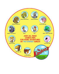THE KINDEEZ LEARNING TO BE KIND ONE ACT AT A TIME JOIN ALL THESE CHARACTERS FOR MORE ADVENTURES IN THE KINDEEZ SERIES! ROSIE PETE DEEGAN THE DRAGON ROMAN THE ROBOT UKU THE UNICORN SANDY THE SEA CREATURE AILA THE ALIEN GUS THE GRIFFIN TOBI THE T-REX TRINA THE TROLL MANNY THE MONSTER BONNIE THE BIG FOOT logo