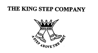 THE KING STEP COMPANY A STEP ABOVE THE REST logo