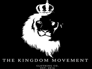 THE KINGDOM MOVEMENT CLOTHING CO. EST. 2016 logo