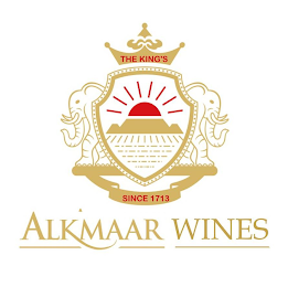 THE KING'S SINCE 1713 ALKMAAR WINES logo
