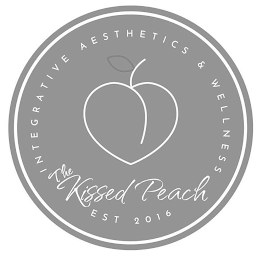 THE KISSED PEACH INTEGRATIVE AESTHETICS & WELLNESS, EST 2016 logo