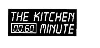 THE KITCHEN MINUTE 00:60 logo