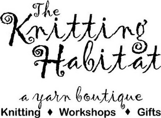 THE KNITTING HABITAT A YARN BOUTIQUE KNITTING WORKSHOPS GIFTS logo