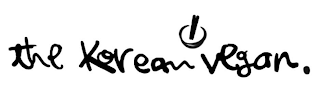 THE KOREAN VEGAN. logo