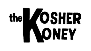 THE KOSHER KONEY logo