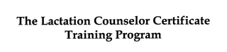 THE LACTATION COUNSELOR CERTIFICATE TRAINING PROGRAM C.L.C. logo