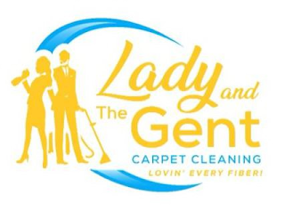 THE LADY AND THE GENT CARPET CLEANING LOVIN' EVERY FIBER! logo