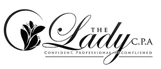 THE LADY C.P.A. CONFIDENT, PROFESSIONAL, ACCOMPLISHED logo