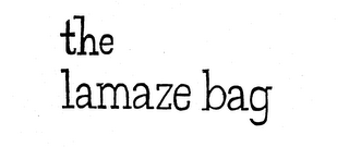 THE LAMAZE BAG logo