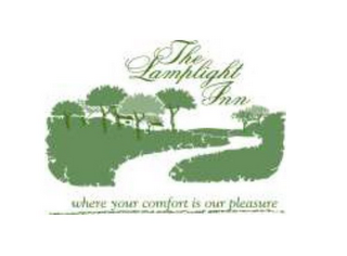 THE LAMPLIGHT INN WHERE YOUR COMFORT IS OUR PLEASURE logo
