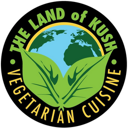 THE LAND OF KUSH VEGETARIAN CUISINE logo