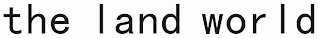 THE LAND WORLD logo