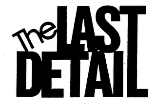 THE LAST DETAIL