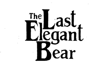 THE LAST ELEGANT BEAR logo