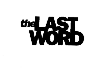 THE LAST WORD logo